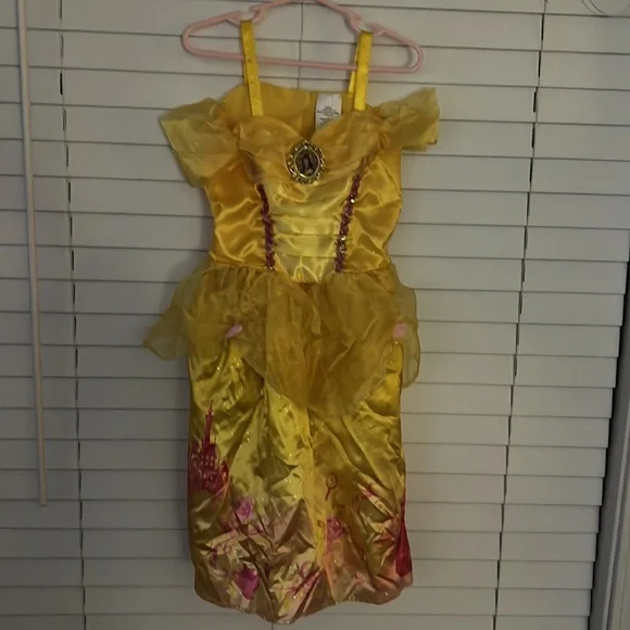 Authentic Disney Brand Belle Costume Beauty and the Beast 4-6X - Picture 6 of 7